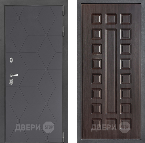 Входная металлическая Дверь Дверной континент ДК-3/744 ФЛ-183 Венге в Жуковский
