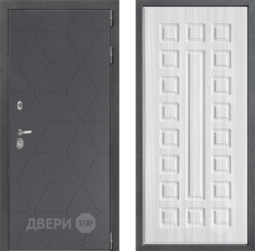 Входная металлическая Дверь Дверной континент ДК-3/744 ФЛ-183 Сандал белый в Жуковский