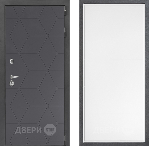 Входная металлическая Дверь Дверной континент ДК-3/744 ФЛ-649 Белый софт в Жуковский
