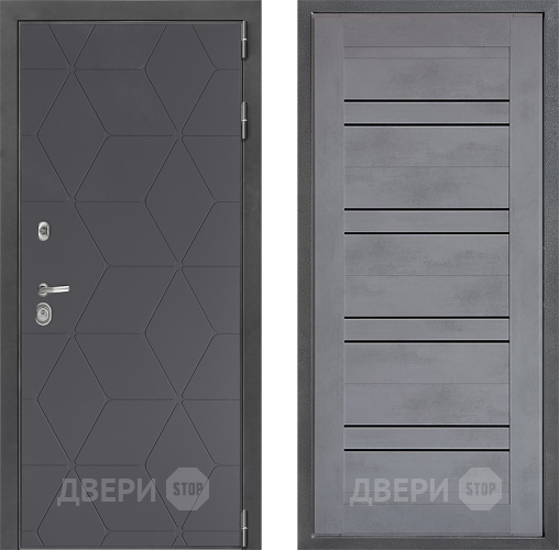 Дверь Дверной континент ДК-3/744 ФЛ-49 Бетон серый в Жуковский