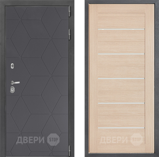 Входная металлическая Дверь Дверной континент ДК-3/744 ФЛ-46 Капучино в Жуковский