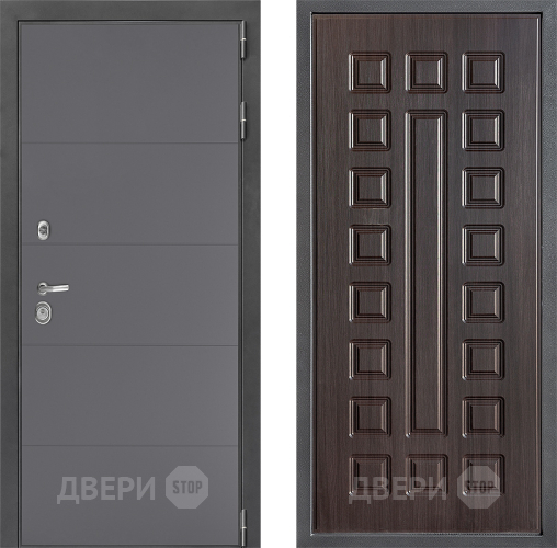 Входная металлическая Дверь Дверной континент ДК-3/649 ФЛ-183 Венге в Жуковский