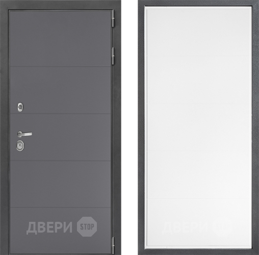 Входная металлическая Дверь Дверной континент ДК-3/649 ФЛ-649 Белый софт в Жуковский