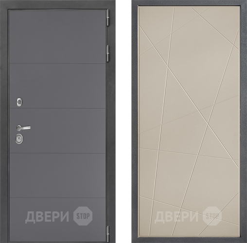 Входная металлическая Дверь Дверной континент ДК-3/649 ФЛ-655 Капучино в Жуковский
