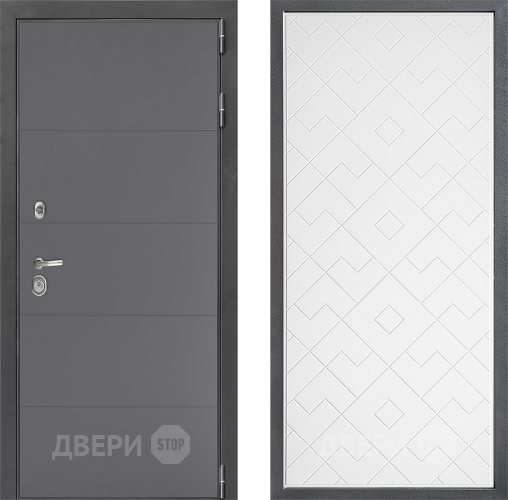 Дверь Дверной континент ДК-3/649 ФЛ-Тиффани Белый софт в Жуковский