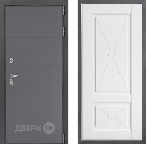 Входная металлическая Дверь Дверной континент ДК-3/649 ФЛ-617 Софт милк в Жуковский