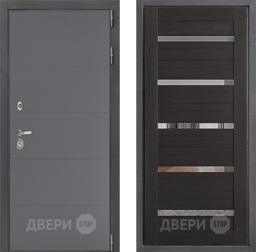 Входная металлическая Дверь Дверной континент ДК-3/649 ФЛ-47 Венге в Жуковский