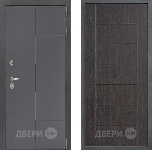 Входная металлическая Дверь Дверной континент ДК-3/606 ФЛ-Лайн Венге в Жуковский