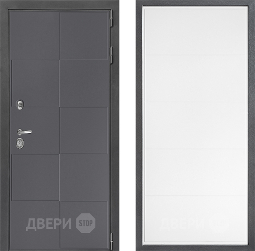 Входная металлическая Дверь Дверной континент ДК-3/606 ФЛ-649 Белый софт в Жуковский