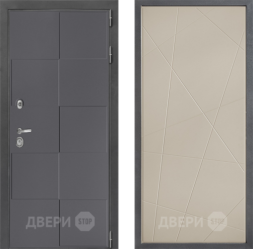 Входная металлическая Дверь Дверной континент ДК-3/606 ФЛ-655 Капучино в Жуковский