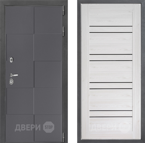 Входная металлическая Дверь Дверной континент ДК-3/606 ФЛ-49 Сосна белая в Жуковский