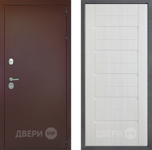 Дверь Дверной континент Рубикон Медь Дизайн ФЛ-70 Лиственница белая в Жуковский
