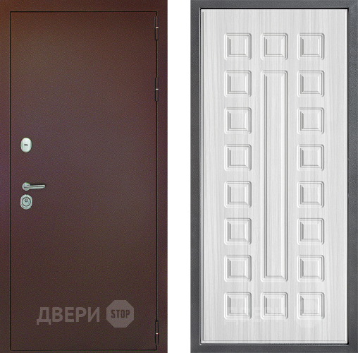 Дверь Дверной континент Рубикон Медь Дизайн ФЛ-183 Сандал белый в Жуковский
