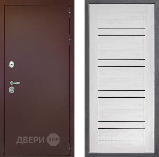 Дверь Дверной континент Рубикон Медь Дизайн ФЛ-49 Сосна белая в Жуковский