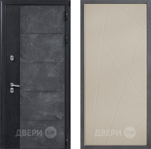 Входная металлическая Дверь Дверной континент ДК-15 Бетон ТЕРМО ФЛ-655 Капучино в Жуковский