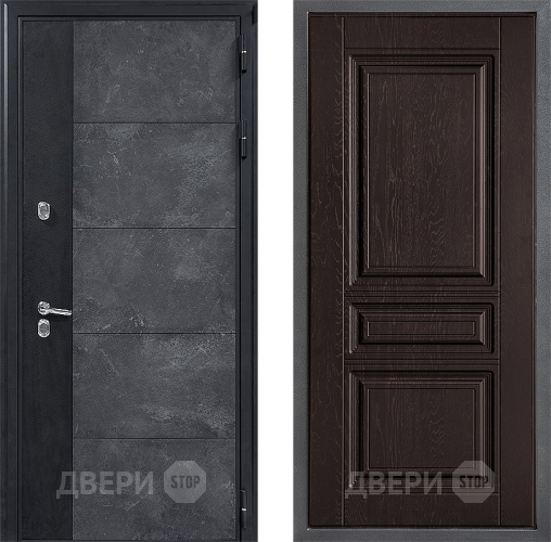 Дверь Дверной континент ДК-15 Бетон ТЕРМО ФЛ-243 Дуб шоколадный в Жуковский