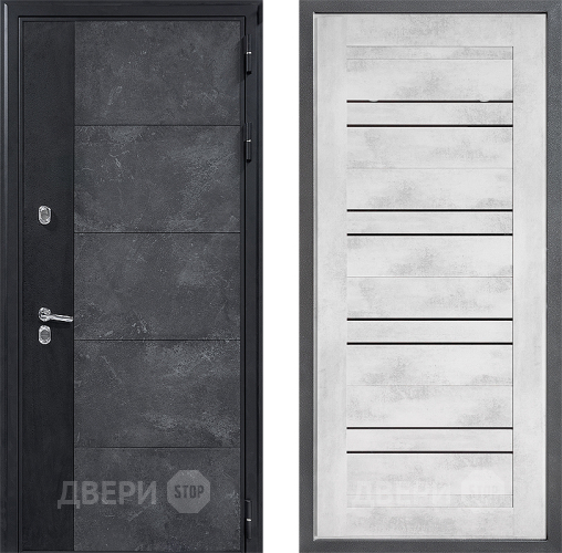 Входная металлическая Дверь Дверной континент ДК-15 Бетон ТЕРМО ФЛ-49 Бетон снежный в Жуковский
