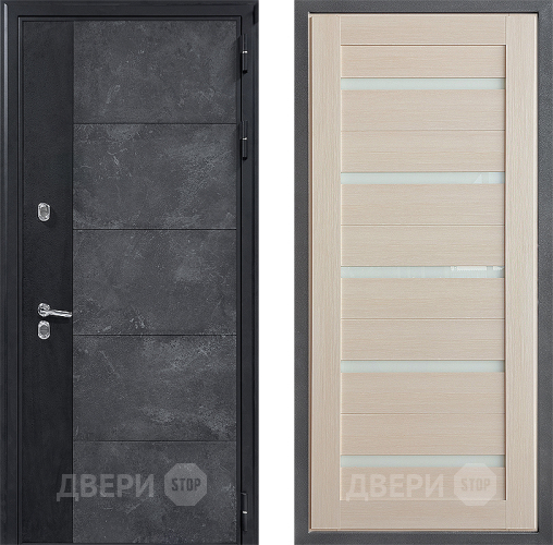 Входная металлическая Дверь Дверной континент ДК-15 Бетон ТЕРМО ФЛ-47 Капучино в Жуковский