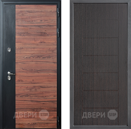 Входная металлическая Дверь Дверной континент ДК-15 Красное Дерево ТЕРМО ФЛ-Лайн Венге в Жуковский