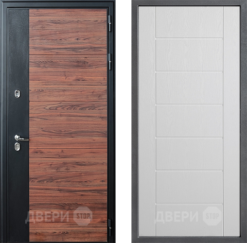 Дверь Дверной континент ДК-15 Красное Дерево ТЕРМО ФЛ-Лайн Белое дерево в Жуковский