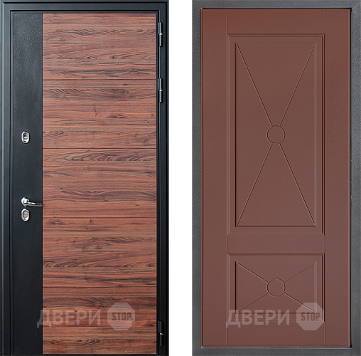 Дверь Дверной континент ДК-15 Красное Дерево ТЕРМО ФЛ-617 Ясень шоколадный в Жуковский