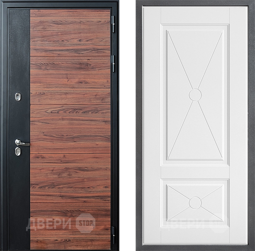 Входная металлическая Дверь Дверной континент ДК-15 Красное Дерево ТЕРМО ФЛ-617 Софт милк в Жуковский