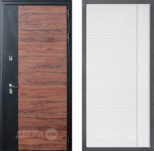 Дверь Дверной континент ДК-15 Красное Дерево ТЕРМО ФЛ-757 Белое Стекло Софт милк в Жуковский