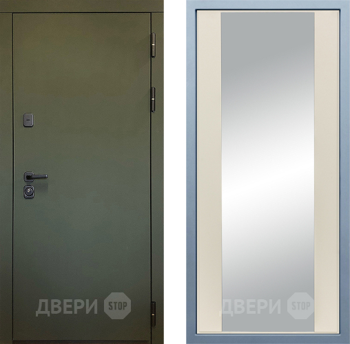 Входная металлическая Дверь Дива МД-61 Д-15 Зеркало Шампань в Жуковский