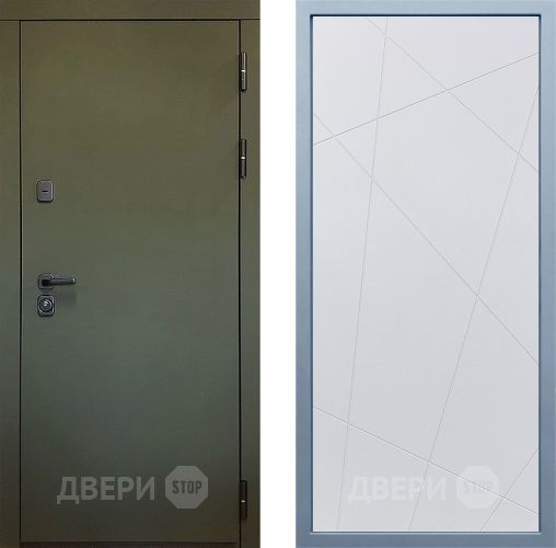 Входная металлическая Дверь Дива МД-61 Д-11 Белый в Жуковский