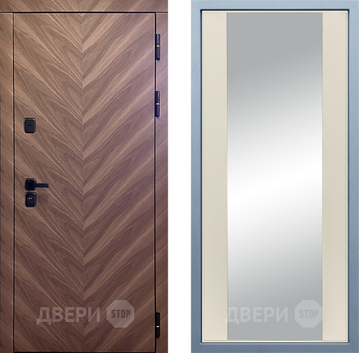 Входная металлическая Дверь Дива МД-98 Д-15 Зеркало Шампань в Жуковский