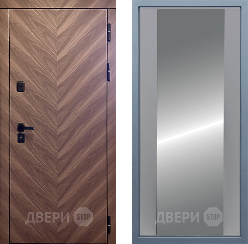 Входная металлическая Дверь Дива МД-98 Д-15 Зеркало Силк Маус в Жуковский