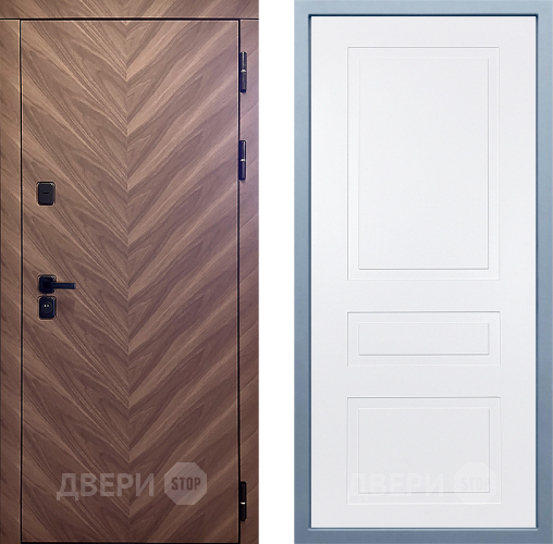 Входная металлическая Дверь Дива МД-98 Н-13 Белый в Жуковский