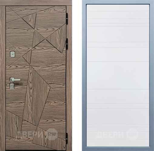 Входная металлическая Дверь Дива МД-97/2 Д-5 Белый в Жуковский