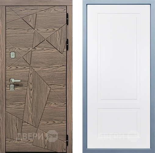 Входная металлическая Дверь Дива МД-97/2 Н-7 Белый в Жуковский