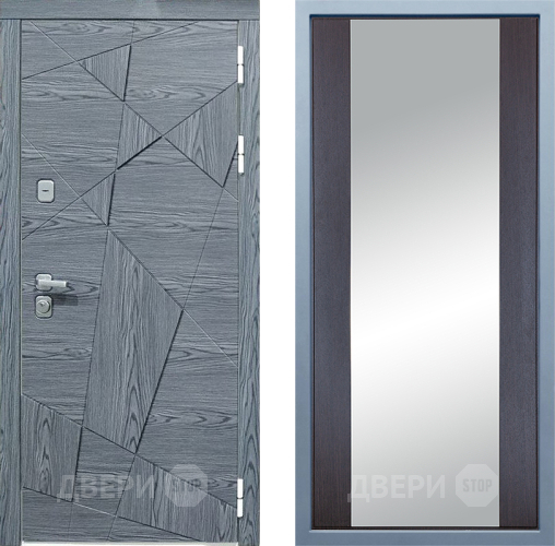 Входная металлическая Дверь Дива МД-97/3 Д-15 Зеркало Венге в Жуковский