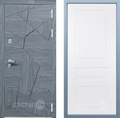 Входная металлическая Дверь Дива МД-97/3 Н-13 Белый в Жуковский