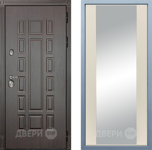 Входная металлическая Дверь Дива МД-38 Д-15 Зеркало Шампань в Жуковский