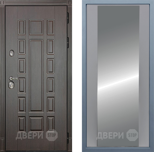 Входная металлическая Дверь Дива МД-38 Д-15 Зеркало Силк Маус в Жуковский