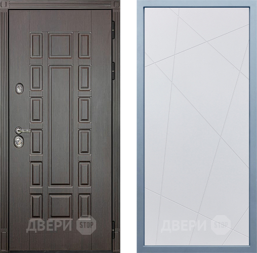 Входная металлическая Дверь Дива МД-38 Д-11 Белый в Жуковский