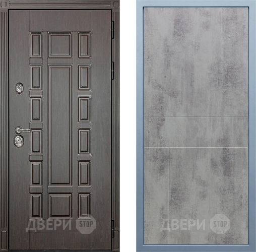 Входная металлическая Дверь Дива МД-38 М-1 Бетон темный в Жуковский