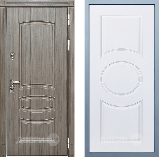 Входная металлическая Дверь Дива МД-42 М-30 Белый в Жуковский