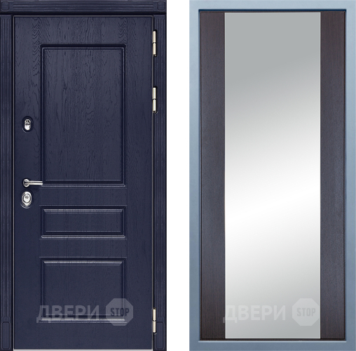 Входная металлическая Дверь Дива МД-45 Д-15 Зеркало Венге в Жуковский
