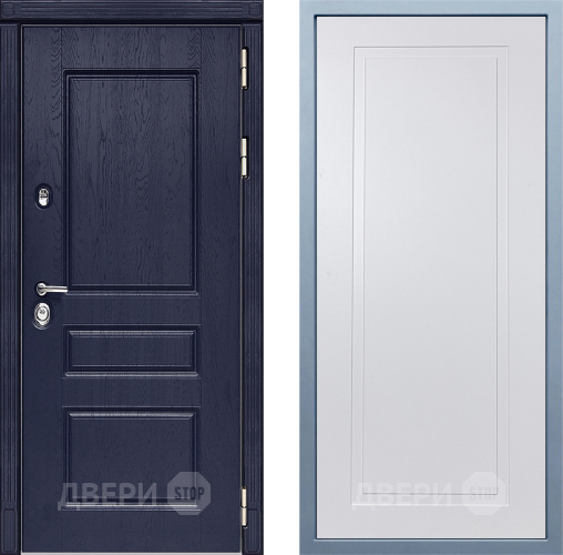 Входная металлическая Дверь Дива МД-45 Н-10 Белый в Жуковский
