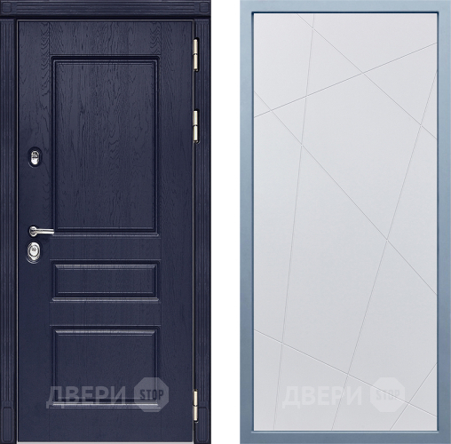 Входная металлическая Дверь Дива МД-45 Д-11 Белый в Жуковский