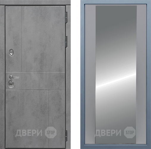 Входная металлическая Дверь Дива МД-48 Д-15 Зеркало Силк Маус в Жуковский