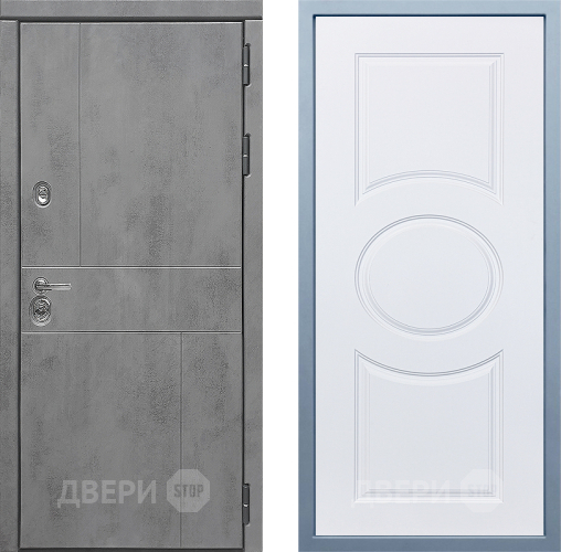 Входная металлическая Дверь Дива МД-48 М-30 Белый в Жуковский