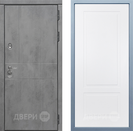 Входная металлическая Дверь Дива МД-48 Н-7 Белый в Жуковский