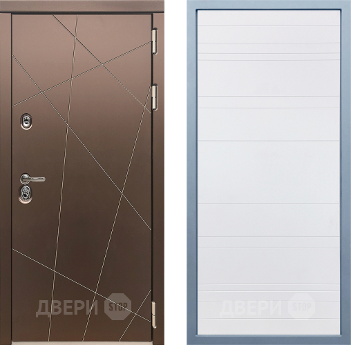 Входная металлическая Дверь Дива МД-50 Д-5 Белый в Жуковский