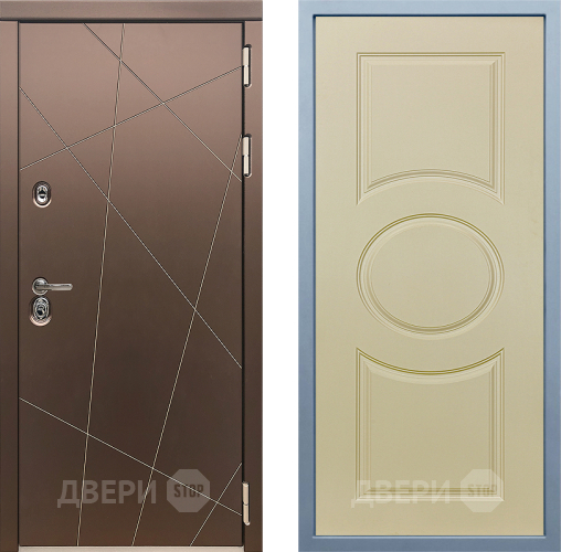 Входная металлическая Дверь Дива МД-50 Д-8 Шампань в Жуковский