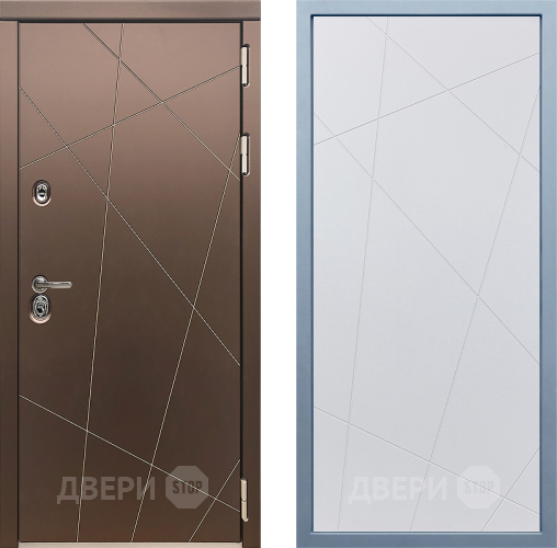 Входная металлическая Дверь Дива МД-50 Д-11 Белый в Жуковский